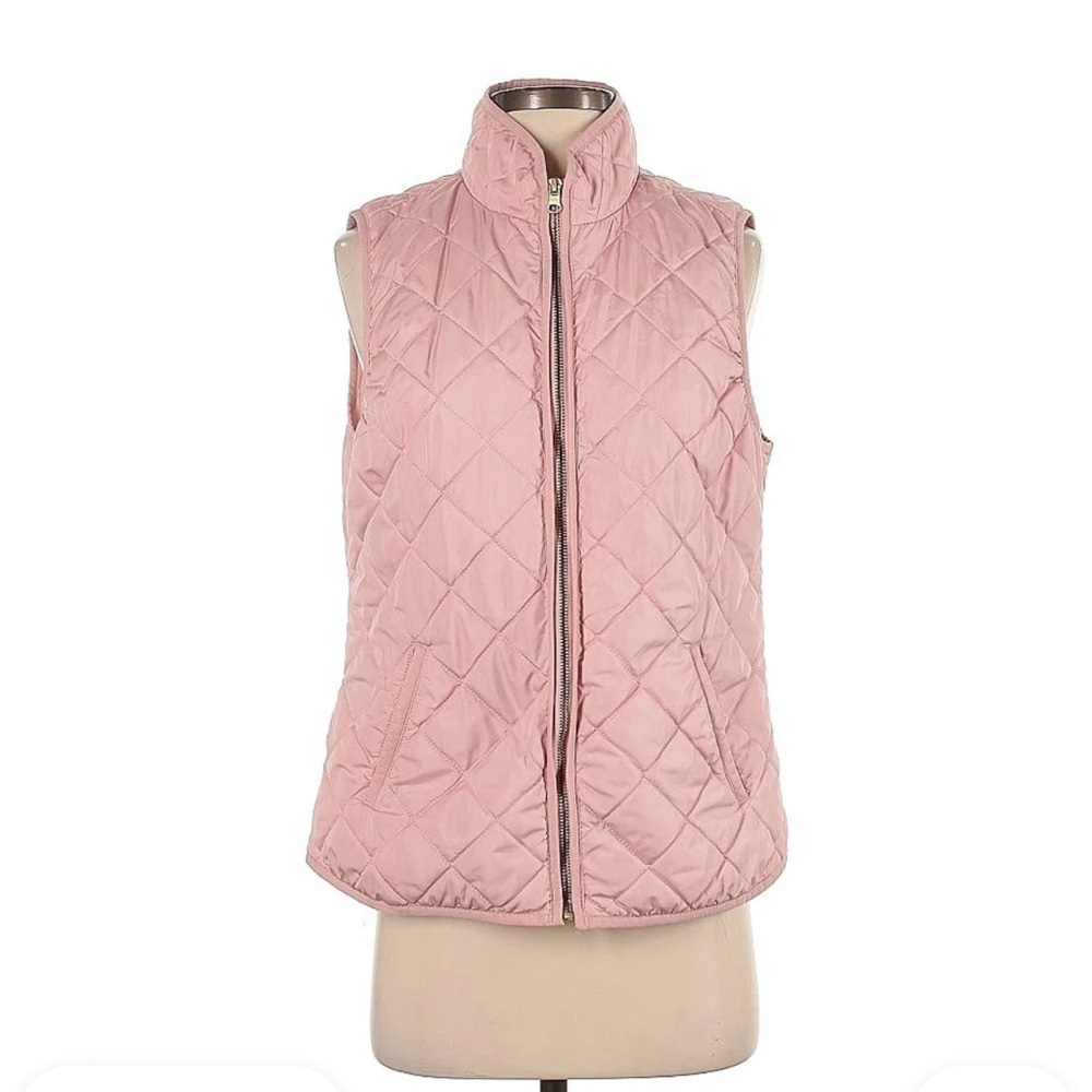 Old Navy Pink Quilted Puffer Vest